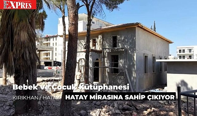 HATAY'A MASAL GİBİ KÜTÜPHANE GELİYOR!
