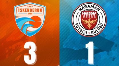 İskenderunspor, Karaman FK’yı 3-1 Mağlup Etti