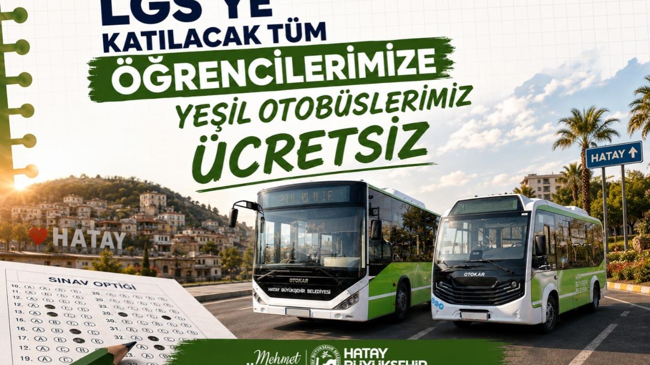 LGS Öğrencilerine Ücretsiz Ulaşım Desteği
