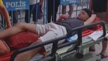 Çocuğun Bacağına Korkuluk Demiri Saplandı