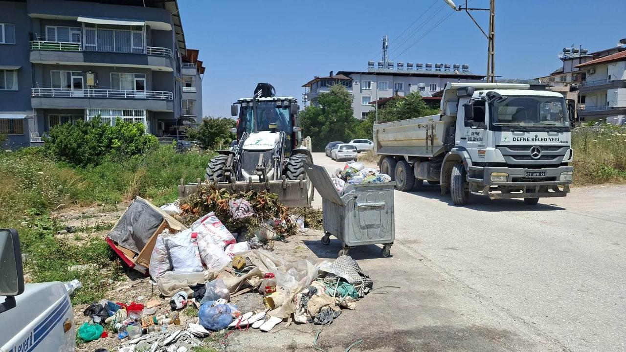 Defne'de Temizlik Mesaisi