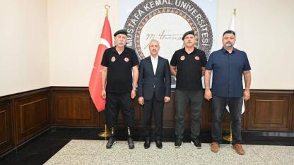 Özel Harekat Gazileri Rektör Veysel Eren ile Bir Araya Geldi
