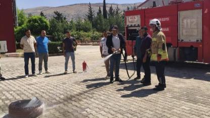 Personele Temel Yangın Eğitimi Verildi