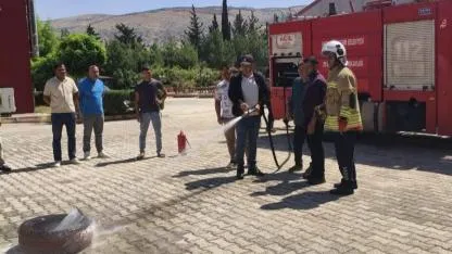 Personele Temel Yangın Eğitimi Verildi